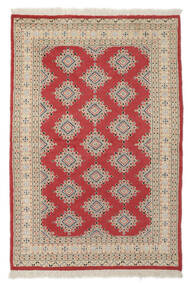 125X186 絨毯 オリエンタル パキスタン ブハラ 2Ply ダークレッド/オレンジ (ウール, パキスタン) Carpetvista