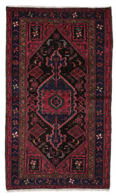  130X230 Zanjan Rug Black/Dark Red Persia/Iran Carpetvista