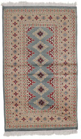 絨毯 オリエンタル パキスタン ブハラ 2Ply 92X154 茶色/ダークグレー (ウール, パキスタン)