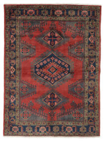 154X209 Tapete Wiss Oriental Preto/Vermelho Escuro (Lã, Pérsia/Irão) Carpetvista