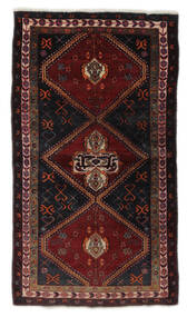  Persialainen Hamadan Matot 124X220 Musta/Tummanpunainen Carpetvista