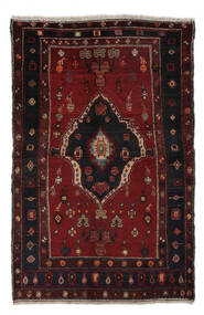 絨毯 ペルシャ ナハバンド 119X185 ブラック/ダークレッド (ウール, ペルシャ/イラン)