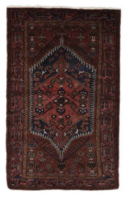  Persian Zanjan Rug 142X228 Black/Dark Red (Wool, Persia/Iran)