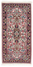 絨毯 ペルシャ ケルマン 57X116 ダークレッド/ダークグレー (ウール, ペルシャ/イラン)