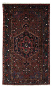  130X221 Zanjan Rug Black/Dark Red Persia/Iran Carpetvista