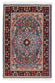  Oriental Kerman Rug 61X91 Dark Red/Black Wool, Persia/Iran Carpetvista
