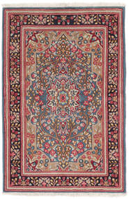  Oriental Kerman Rug 120X181 Dark Red/Brown Wool, Persia/Iran Carpetvista