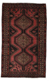  Orientalsk Zanjan Tæppe 125X210 Sort/Mørkerød Uld, Persien/Iran Carpetvista