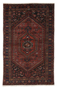 絨毯 オリエンタル ザンジャン 129X205 ブラック/ダークレッド (ウール, ペルシャ/イラン)