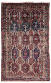  Oriental Hamadan Rug 150X244 Dark Red/Black Wool, Persia/Iran Carpetvista