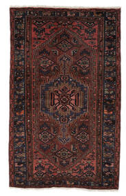 Alfombra Oriental Zanjan 131X213 Negro/Rojo Oscuro (Lana, Persia/Irán)