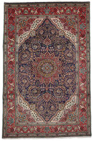  Persian Tabriz Rug 199X311 Dark Red/Black Carpetvista