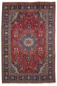 Tabriz Rug Rug 202X304 Dark Red/Black Wool, Persia/Iran Carpetvista