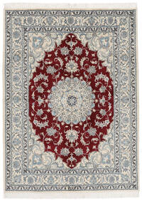  Persischer Nain Teppich 148X205 Grau/Dunkelgrau (Wolle, Persien/Iran)