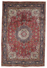 200X294 Täbriz Teppich Orientalischer Dunkelrot/Braun (Wolle, Persien/Iran) Carpetvista