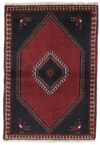 80X115 Alfombra Oriental Klardasht Negro/Rojo Oscuro (Lana, Persia/Irán) Carpetvista