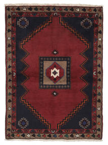 110X151 Tapis Kelardasht D'orient Noir/Rouge Foncé (Laine, Perse/Iran) Carpetvista