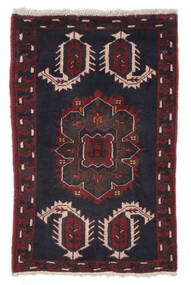 70X100 絨毯 クラルダシュト オリエンタル ブラック/ダークレッド (ウール, ペルシャ/イラン) Carpetvista