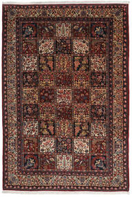 213X313 Tapis D'orient Bakhtiar Collectible Noir/Rouge Foncé (Laine, Perse/Iran) Carpetvista
