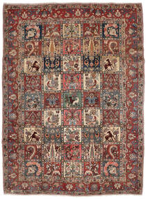  Persischer Bachtiar Teppich 218X292 Braun/Dunkelrot (Wolle, Persien/Iran)