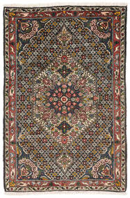 絨毯 オリエンタル バクティアリ Collectible 108X163 ブラック/茶色 (ウール, ペルシャ/イラン)