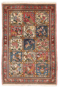  Orientalisk Bakhtiar Collectible Matta 104X157 Brun/Svart Ull, Persien/Iran Carpetvista