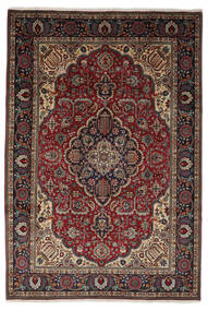  208X305 Tabriz Covor Negru/Dark Red Persia/Iran
 Carpetvista