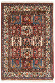 102X145 Alfombra Bakhtiar Collectible Oriental Rojo Oscuro/Negro (Lana, Persia/Irán) Carpetvista