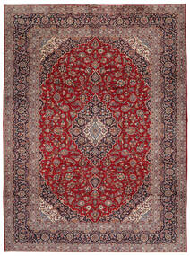  Persisk Keshan Teppe 297X398 Mørk Rød/Brun Stort (Ull, Persia/Iran)