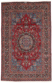  191X297 Maschad Teppich Dunkelrot/Schwarz Persien/Iran Carpetvista