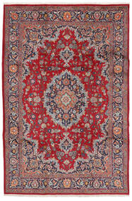 絨毯 オリエンタル マシュハド 196X294 ダークレッド/ブラック (ウール, ペルシャ/イラン)