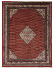 絨毯 サルーク Mir 248X319 ダークレッド/ブラック (ウール, ペルシャ/イラン)