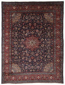 Persialainen Sarough Matot 300X404 Musta/Tummanpunainen Carpetvista