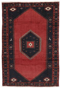 203X300 Alfombra Oriental Klardasht Negro/Rojo Oscuro (Lana, Persia/Irán) Carpetvista