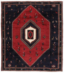 絨毯 ペルシャ クラルダシュト 257X290 ブラック/ダークレッド 大きな (ウール, ペルシャ/イラン)