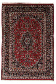 193X292 絨毯 マシュハド オリエンタル ブラック/ダークレッド (ウール, ペルシャ/イラン) Carpetvista