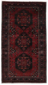  Persian Hamadan Rug 170X310 Black/Dark Red Carpetvista