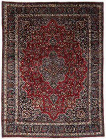 絨毯 ペルシャ マシュハド 287X382 ブラック/ダークレッド 大きな (ウール, ペルシャ/イラン)
