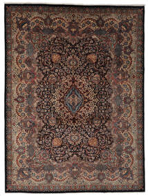  Oriental Kashmar Rug 292X390 Black/Brown Large Wool, Persia/Iran Carpetvista