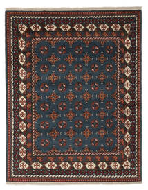  149X189 Afghan Fine Teppich Schwarz/Braun Afghanistan Carpetvista