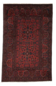 96X152 Afghan Khal Mohammadi Rug Oriental Black/Dark Red (Wool, Afghanistan) Carpetvista