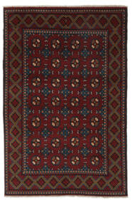  Afghan Fine Matot 120X181 Musta/Ruskea Carpetvista