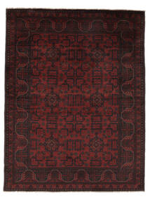  Orientalischer Afghan Khal Mohammadi Teppich 149X197 Schwarz/Dunkelrot Wolle, Afghanistan Carpetvista