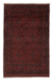 97X152 Afghan Khal Mohammadi Matta Orientalisk Svart/Mörkröd (Ull, Afghanistan) Carpetvista