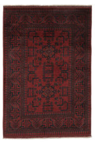 102X146 Afghan Khal Mohammadi Rug Oriental Black/Dark Red (Wool, Afghanistan) Carpetvista