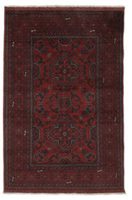  Afghan Khal Mohammadi Covor 100X150 Lână Negru/Dark Red Mic Carpetvista