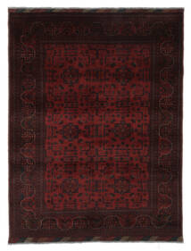 155X199 絨毯 オリエンタル アフガン Khal Mohammadi ブラック (ウール, アフガニスタン) Carpetvista