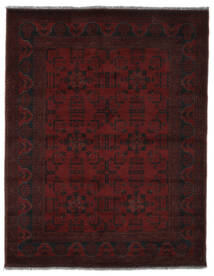  Oriental Afghan Khal Mohammadi Rug 155X199 Black Wool, Afghanistan Carpetvista