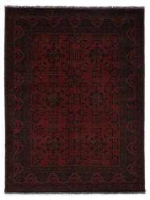  Orientalsk Afghan Khal Mohammadi Tæppe 154X201 Sort Uld, Afghanistan Carpetvista