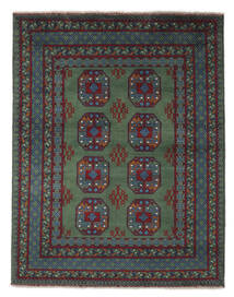 Afghan Fine Rug 153X199 Black/Dark Red Wool, Afghanistan Carpetvista
